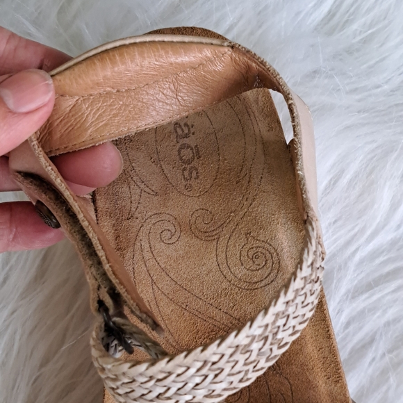 Taos tan leather sandals - Picture 12 of 15